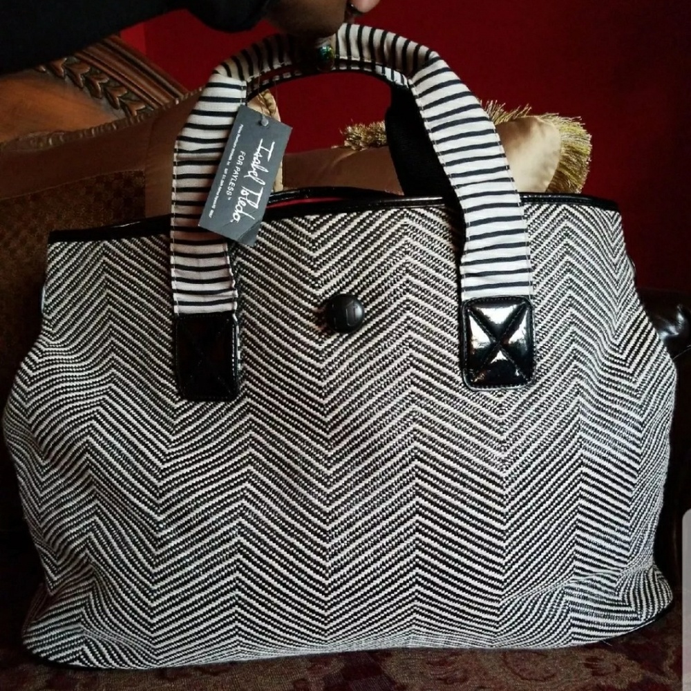New stripe tote